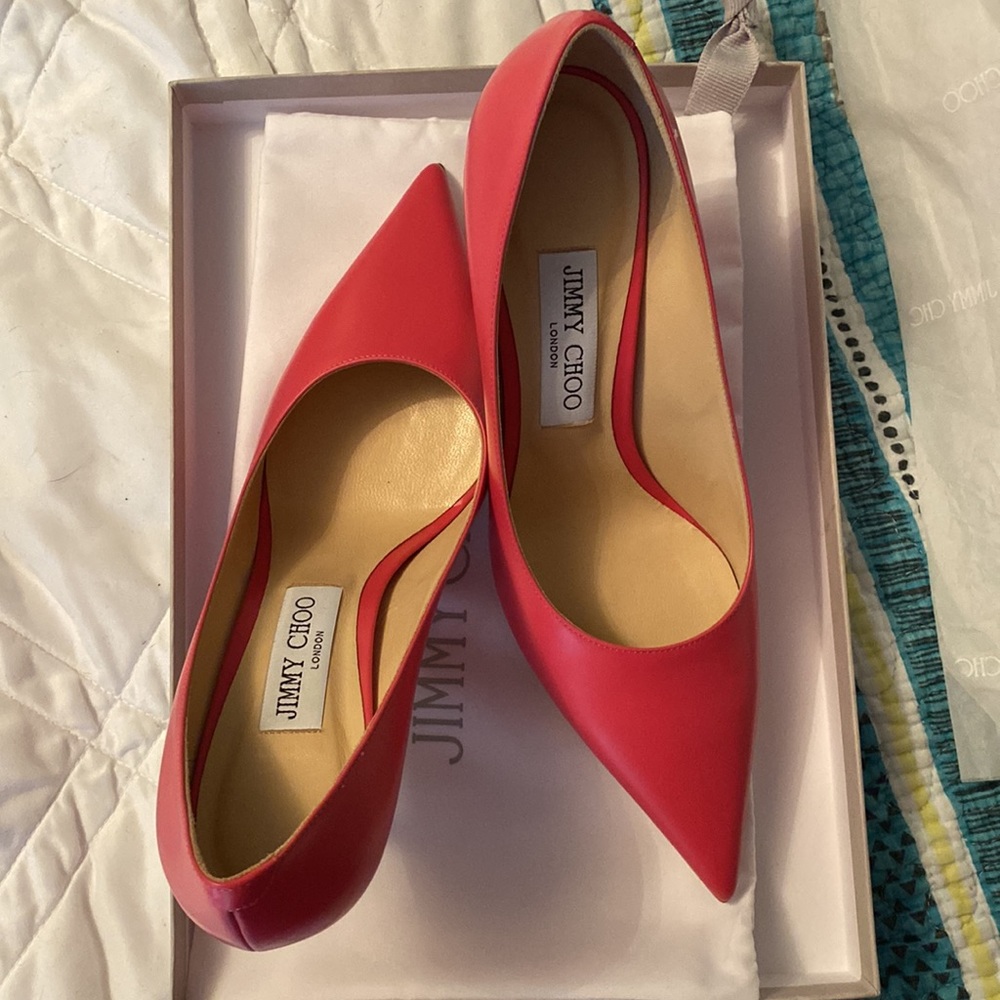 Jimmy Choo Pink Pumps…